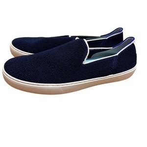 Rothy's The Slip On Terry Sapphire Fabric Low Top Lifestyle Sneakers Shoes W 11